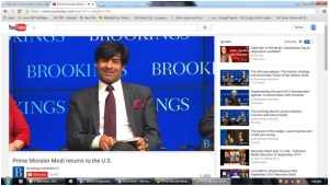 Brookings and Mr. Samir Saran
